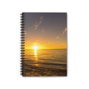 Personalizable Ruled Notebook Sunrise 2B