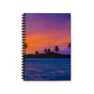 Personalizable Ruled Notebook Sunset 3B