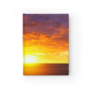 Personalizable Ruled Journal Sunset 2