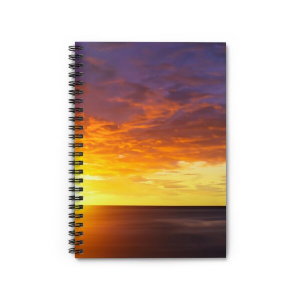 Personalizable Ruled Notebook Sunset 2B