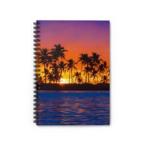 Personalizable Ruled Notebook Sunset 3A