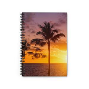 Personalizable Ruled Notebook Sunset 1A